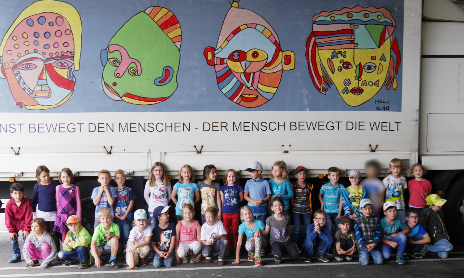 Kindergarten Katsdorf am 16.6.2016 zu Gast im Schlager Verkehrspark