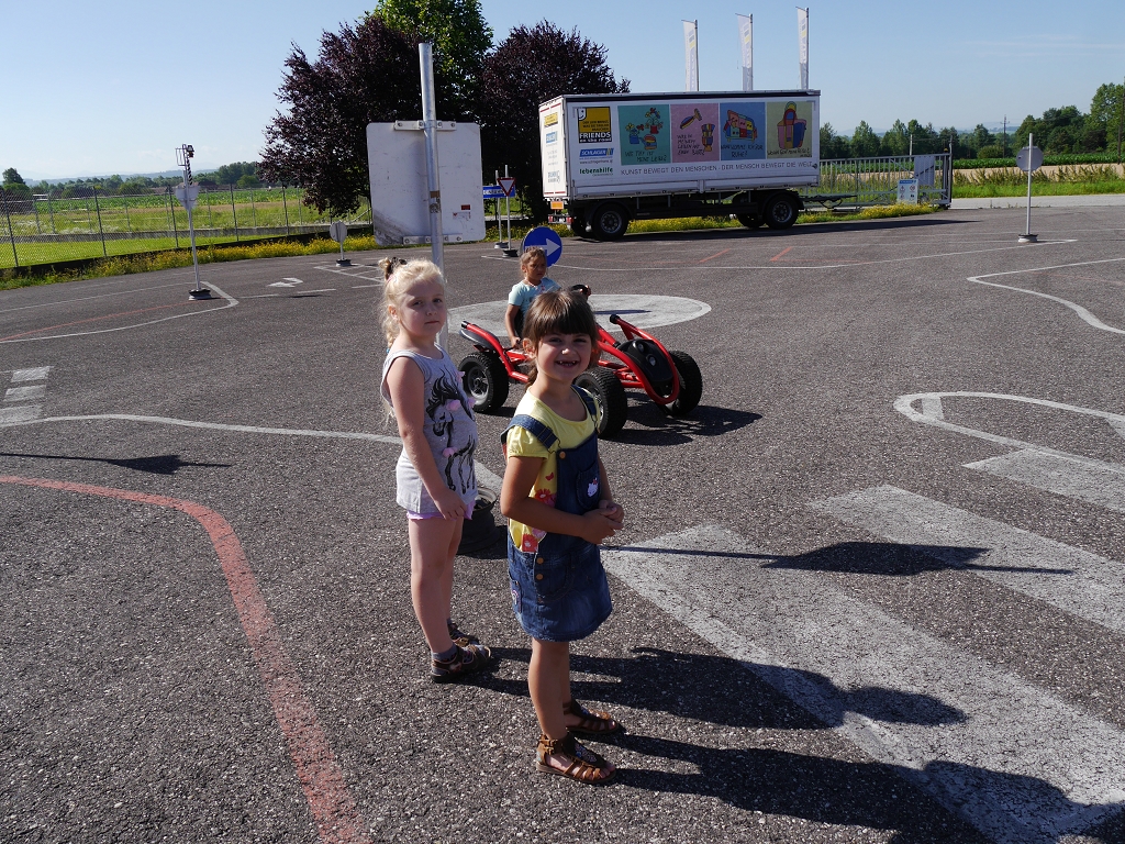 Kindergarten Saxen im Verkehrspark am 5.7.2016